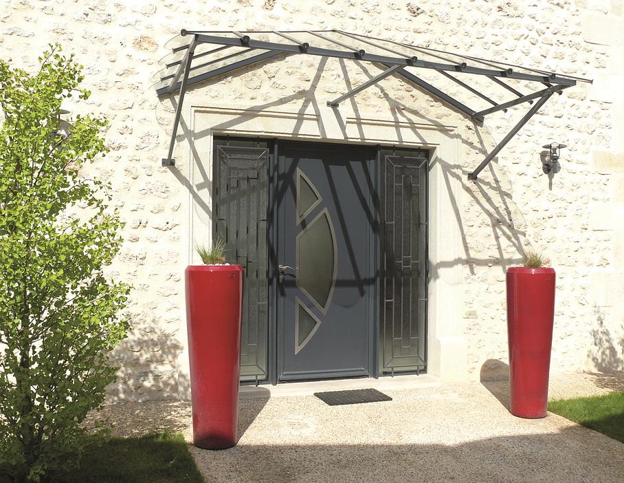 Porte d'entrée PVC contemporaine Chatellerault